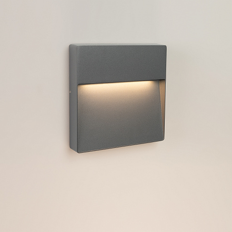 Arlight Светильник LGD-TRACE-S215x215-8W Warm3000 (GR, 60 deg, 230V) (IP65 Металл, 3 года)