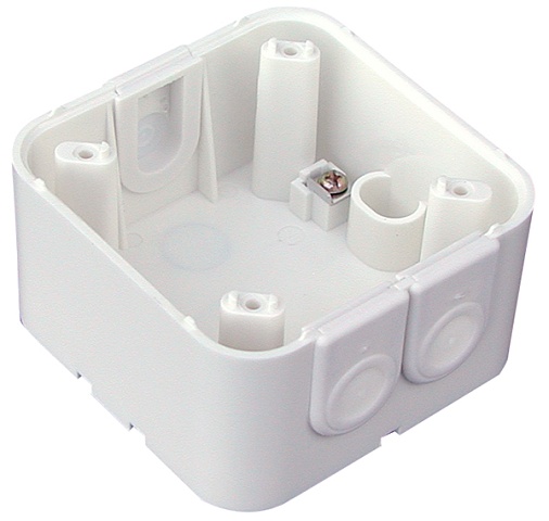 BEG Монтажная коробка IP54, для датчиков Indoor 180, 88x88x42мм, /Белый