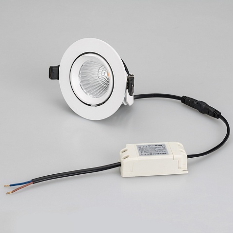 Arlight Светильник LTD-EXPLORER-R100-12W Warm3000 (BK, 38 deg, 230V) (IP20 Металл, 3 года)