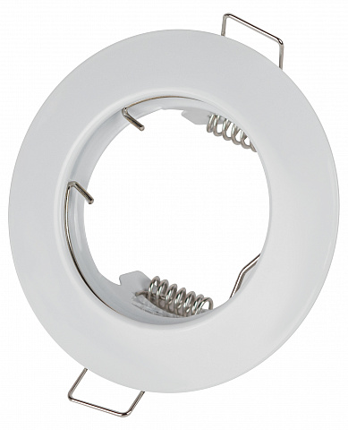 ЭРА ST3 WH Белый Светильник штампованный MR16,12V/220V, 50W