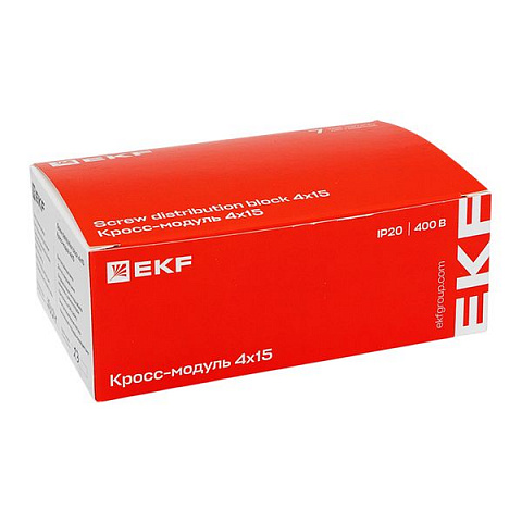 EKF PROxima Шина нулевая в корпусе (4х15)