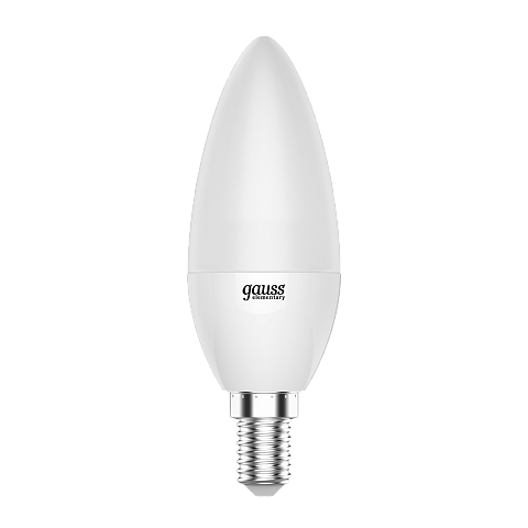 Gauss Лампа Elementary Свеча 6W 420lm 3000K E14 (3 лампы в упаковке) LED 1/40