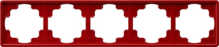 Gira S-Color Красный Рамка 5-ая