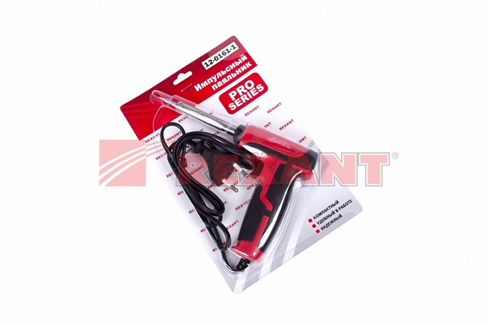 Паяльник импульсный с керам. нагревателем (Профи) 220V/30-70 Вт Rexant