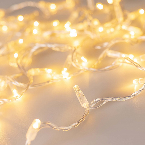 Arlight Светодиодная гирлянда ARD-STRING-CLASSIC-10000-CLEAR-100LED-FLASH Warm/Warm (230V, 7W) (Ardecoled, IP65)