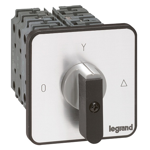 Legrand Переключатель трехфазного электродвигателя на одно направление PR 26 8 контактов крепление на дверце
