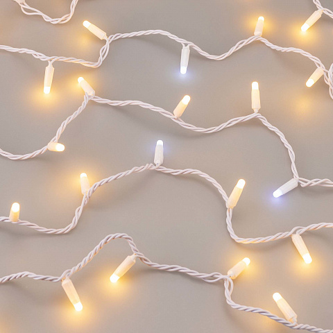 Arlight Светодиодная гирлянда ARD-STRING-CLASSIC-10000-WHITE-100LED-MILK-FLASH Warm (230V, 7W) (Ardecoled, IP65)