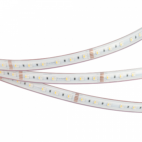 Arlight Лента RTW-PS-B60-14mm 24V RGBW-Warm-4-in-1 (19.2 W/m, IP67, 5060, 5m) (-)