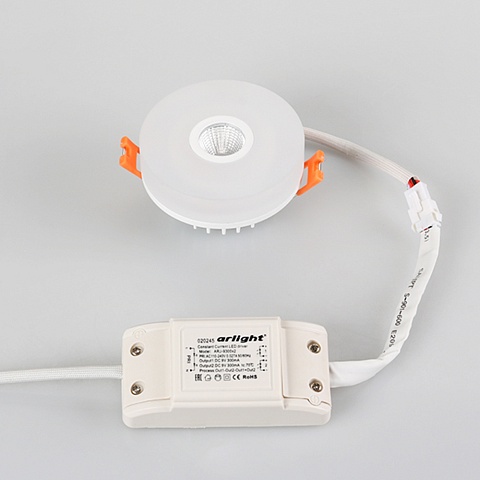 Arlight Светильник LTD-80R-Opal-Roll 2x3W Warm White (IP40 Пластик, 3 года)