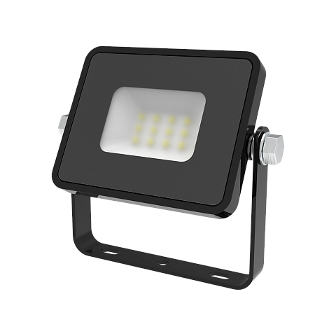 Gauss Прожектор Qplus 10W 1000lm 6500K 200-240V IP65 черный LED