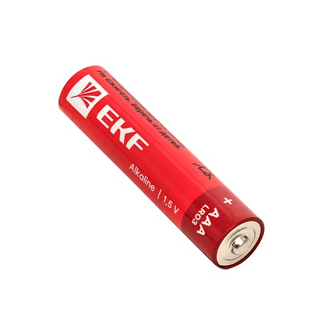 EKF PROxima Алкалиновая батарейка типа ААА(LR03) пластиковый бокс 24шт.