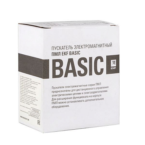 EKF Basic Пускатель электромагнитный серии ПМЛ-1160М 9А 230В  Basic