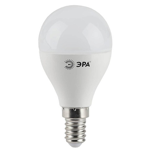 ЭРА LED P45-5W-827-E14 (диод, шар, 5Вт, тепл, E14)