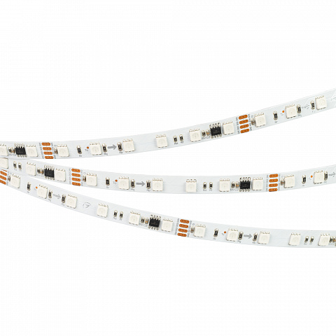 Arlight Лента SPI-B60-10mm 24V RGB-PX6-RAM (15 W/m, IP20, 5060, 5m) (бегущий огонь)