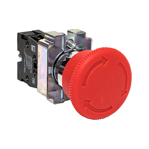 EKF PROxima Кнопка BS542 поворотная красная грибок NC