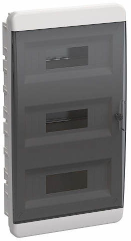 IEK TEKFOR Корпус пласт. ЩРВ-П-36 IP41 черн. прозр. дверь