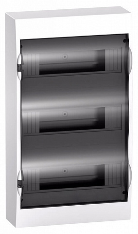 Systeme Electric EASY 9 Корпус навесной с прозрачной дверью 3ряд/36мод, IP40, IK07, 80А, 2 клеммы