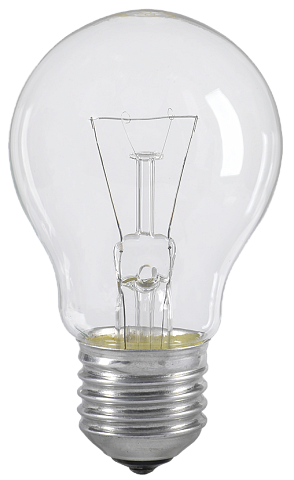 IEK Лампа накаливания A55 шар прозр. 95Вт E27