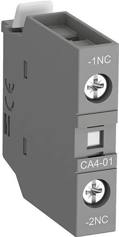 ABB Контакт CA4-01 (1НЗ) фронтальный для контакторов AF09…AF96 реле NF22E…NF40E