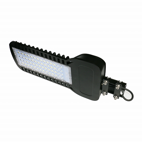 Gauss Светильник уличный Qplus 120W 14400lm 5000K 120-260V IP65 535*260*64мм черный КСС "Ш" LED