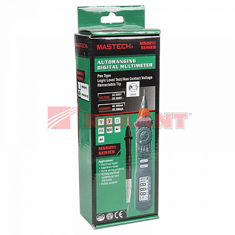 Цифровой мультиметр - пробник MS8211D MASTECH Rexant