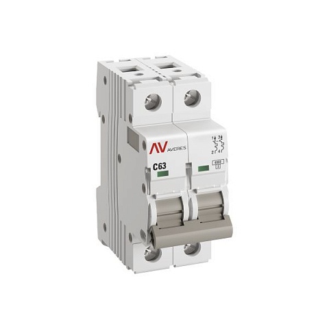 EKF Averes AV-6  Автоматический выключатель  (С) 2P 63А 6kA