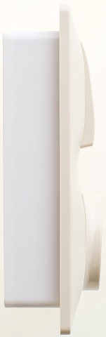 SE Glossa Блок: Розетка с заземлением со шторками + 2-клавишный Выключатель бежевый
