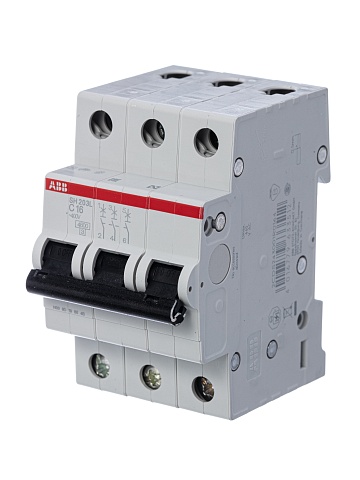 ABB Выключатель автоматический 3-пол. SH203L C16