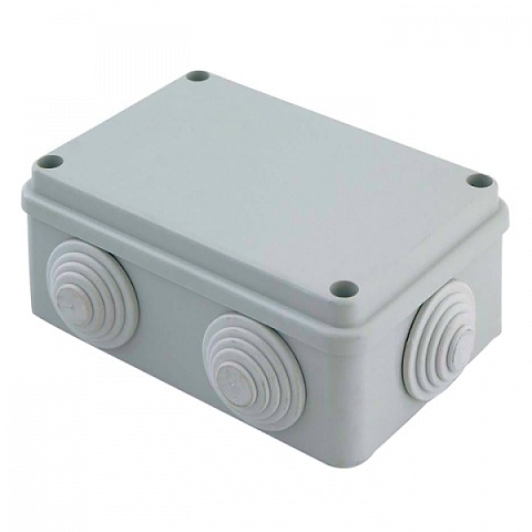 EKF PROxima Коробка распаячная КМР-050-048 пылевлагозащитная, 6 мембранных вводов, уплотнительный шнур (120х80х50)