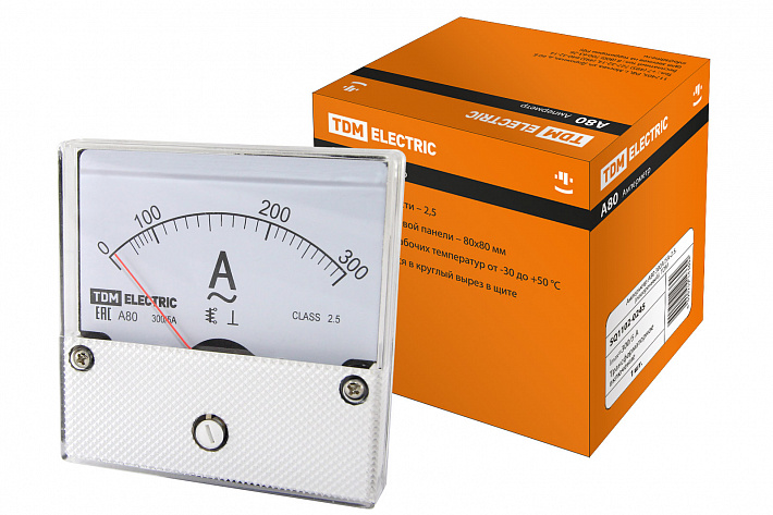 TDM Амперметр А80  300А/5А-2,5, (поверенный),