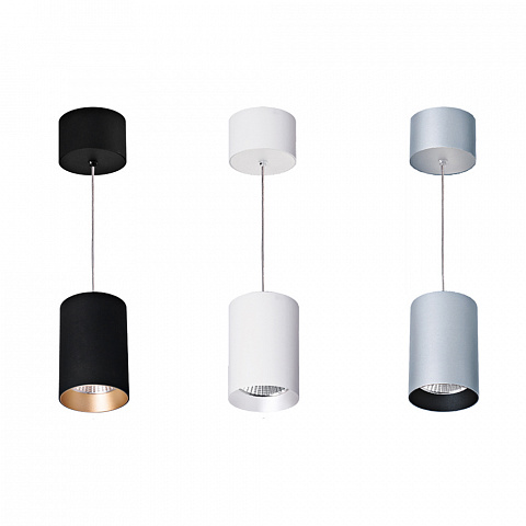Arlight Светильник подвесной SP-POLO-R85-2-15W Warm White 40deg (Black, Black Ring) (IP20 Металл, 3 года)