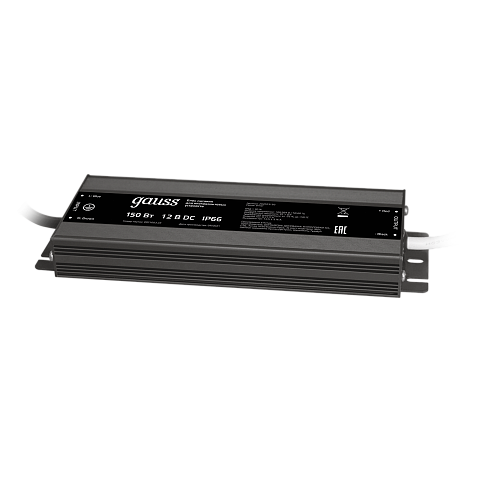 Gauss Блок питания для светодиодной ленты пылевлагозащищенный 150W 12V IP66 5