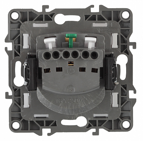 ЭРА 12-2101-02 Розетка 2P+E Schuko, 16A-250В, IP20, 12, Слоновая кость