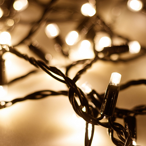 Arlight Светодиодная гирлянда ARD-STRING-PRO-10000-BLACK-100LED-STD WARM (230V, 7W) (Ardecoled, IP65)