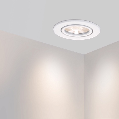 Arlight Светодиодный светильник LTM-R65WH 5W Warm White 10deg (IP40 Металл, 3 года)