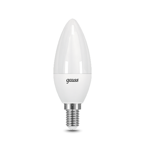 Gauss Лампа Свеча 7W 550lm 6500К E14 шаг. диммирование LED